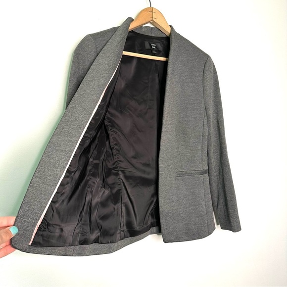 J. Crew | Gray Going-Out Blazer In Stretch Twill Size 4 - Picture 5 of 11